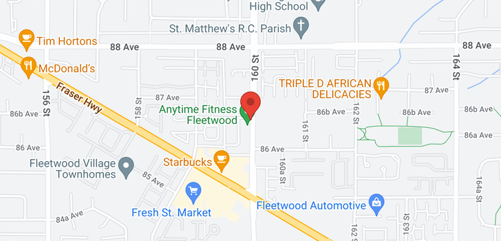 map of 310 15956 86A AVENUE